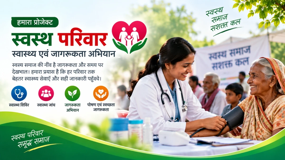 ❤️ स्वस्थ परिवार – स्वास्थ्य एवं जागरूकता अभियान